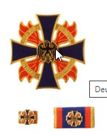 Silberne Ehrennadel / Dt. Fw-Ehrenkreuz / Dt. FW-Ehrenmedaille