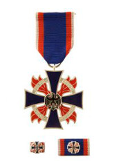 Dt. Feuerwehr-Ehrenkreuz in Silber